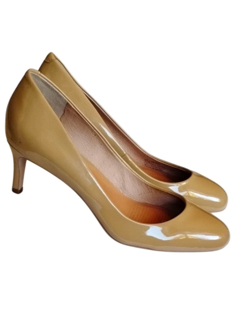Corso Como Linnden Patent Leather Shoes 6.5 37 Beige Tan